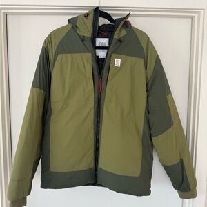 Topo Designs Olive Hooded Winter Jacket